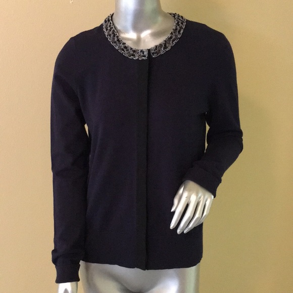 Cabi formal cardigan sequin bead details - Picture 2 of 15